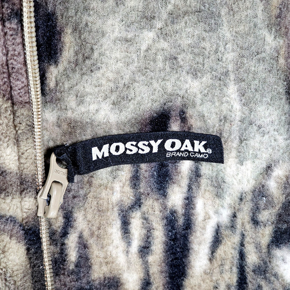 Mossy Oak Men's Coat Soft Shell Camo Full Zip Jacket Woodland Pattern Size XL - Picture 7 of 8